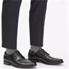 CLARKS  MENS  SHOE - BLACK LEATHER